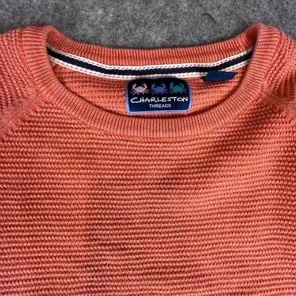 Charleston Threads Sweater Mens XL Crewneck Pullover Lightweight Casual Knit - Picture 2 of 11